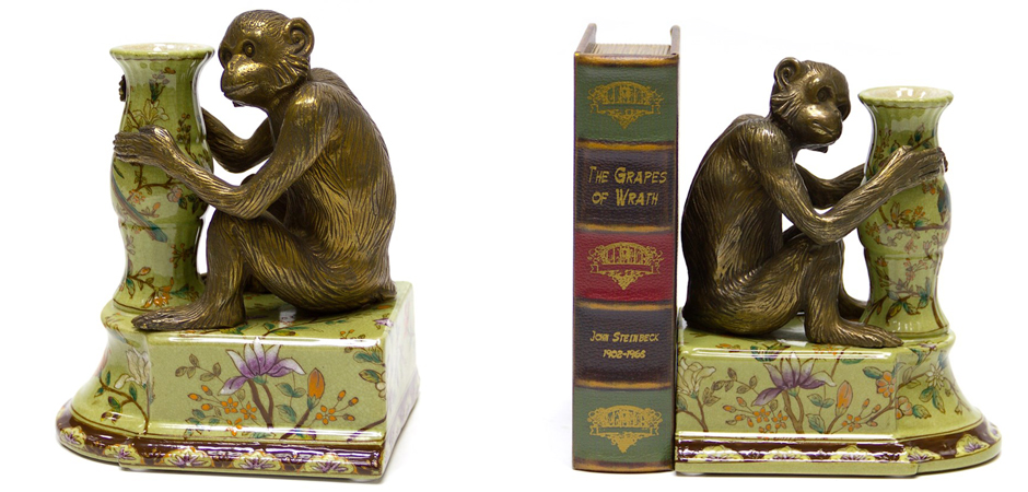 Держатель для книг Bronze Monkeys Держатель для книг Bronze Monkeys - Loft-Concept в Твери