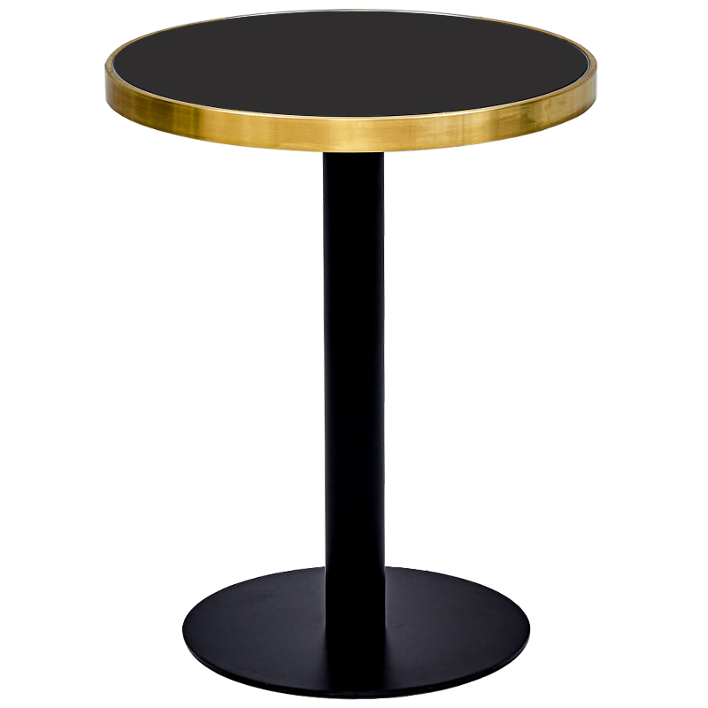 Обеденный стол Tadeo Dinner Table Глянцевое золото Черный Обеденный стол Tadeo Dinner Table Глянцевое золото Черный в Твери | Loft Concept
