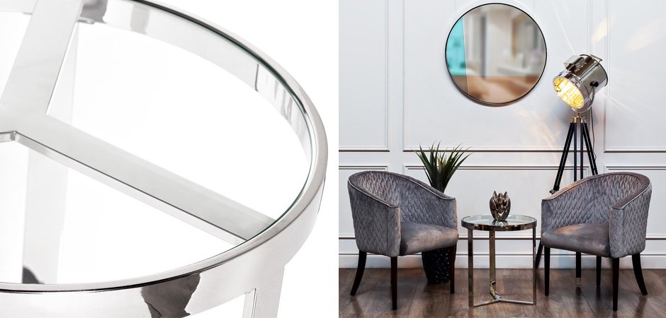 Приставной стол Neoclassic Tee Silver Приставной стол Neoclassic Tee Silver - Loft-Concept в Твери