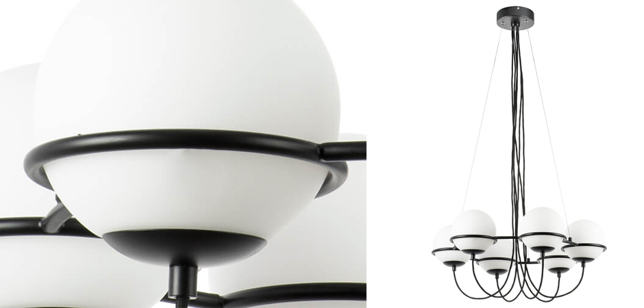 Люстра Melissa Chandelier Black 6 Люстра Melissa Chandelier Black 6 - Loft-Concept в Твери