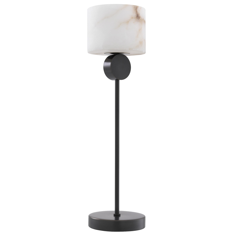 Настольная лампа Eichholtz Table Lamp Etruscan Bronze Темная бронза Белый Настольная лампа Eichholtz Table Lamp Etruscan Bronze Темная бронза Белый в Твери | Loft Concept