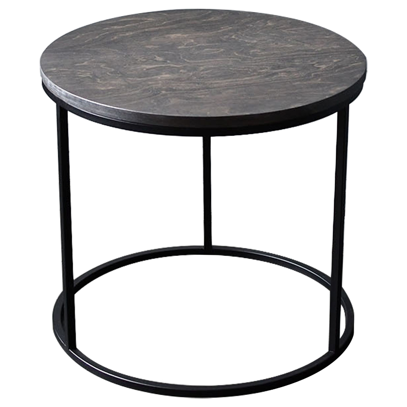 Кофейный стол Reyes Industrial Metal Rust Coffee Table Коричневый Черный Кофейный стол Reyes Industrial Metal Rust Coffee Table Коричневый Черный в Твери | Loft Concept