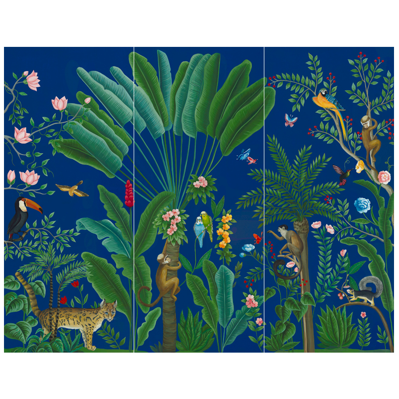 Панно Jungle Animals Мульти в Твери | Loft Concept 