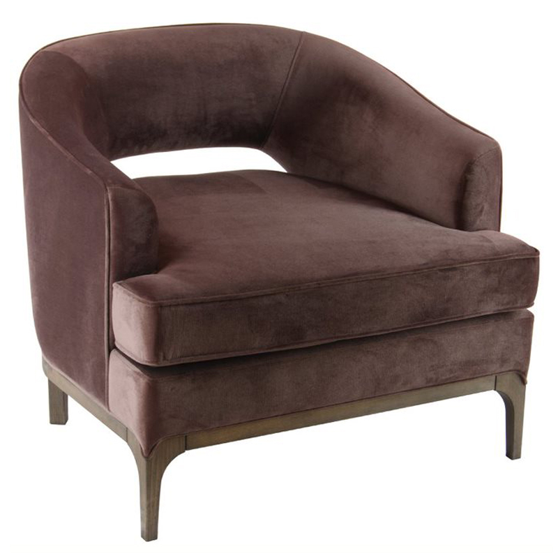 Кресло Jargini Chair velour Бургундский красный Кресло Jargini Chair velour Бургундский красный в Твери | Loft Concept