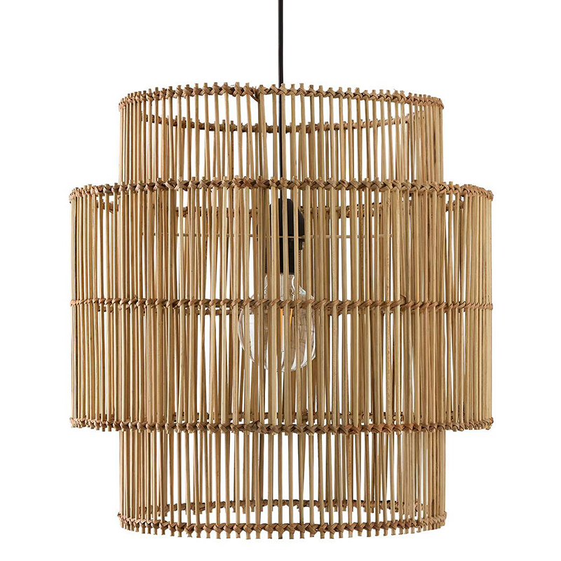 Подвесной светильник Larsen Wicker Bamboo Бежевый Подвесной светильник Larsen Wicker Bamboo Бежевый в Твери | Loft Concept