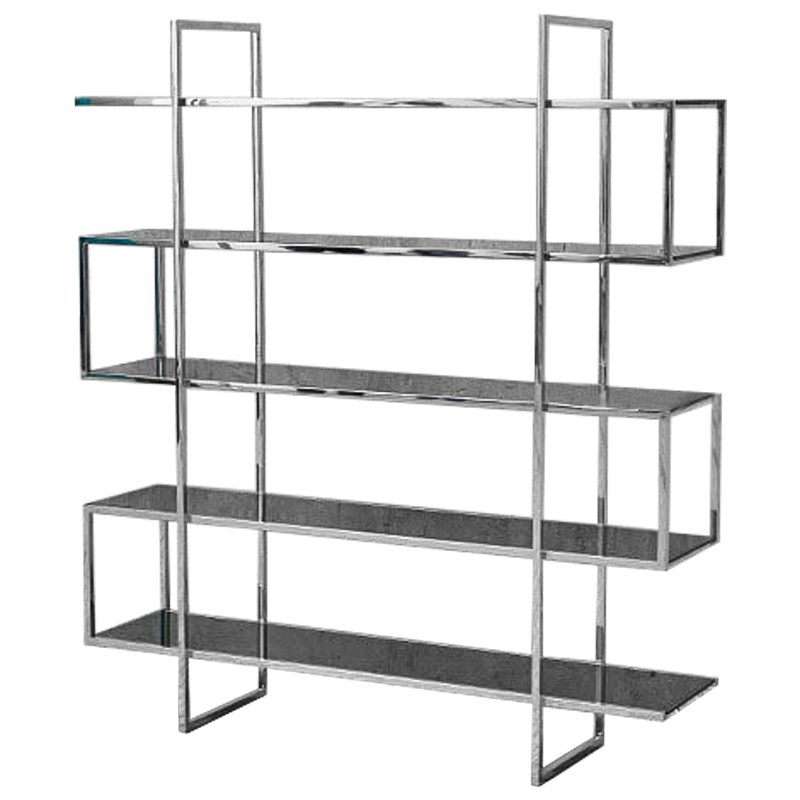 Стеллаж Maze Rack Прозрачный черный Хром Стеллаж Maze Rack Прозрачный черный Хром в Твери | Loft Concept