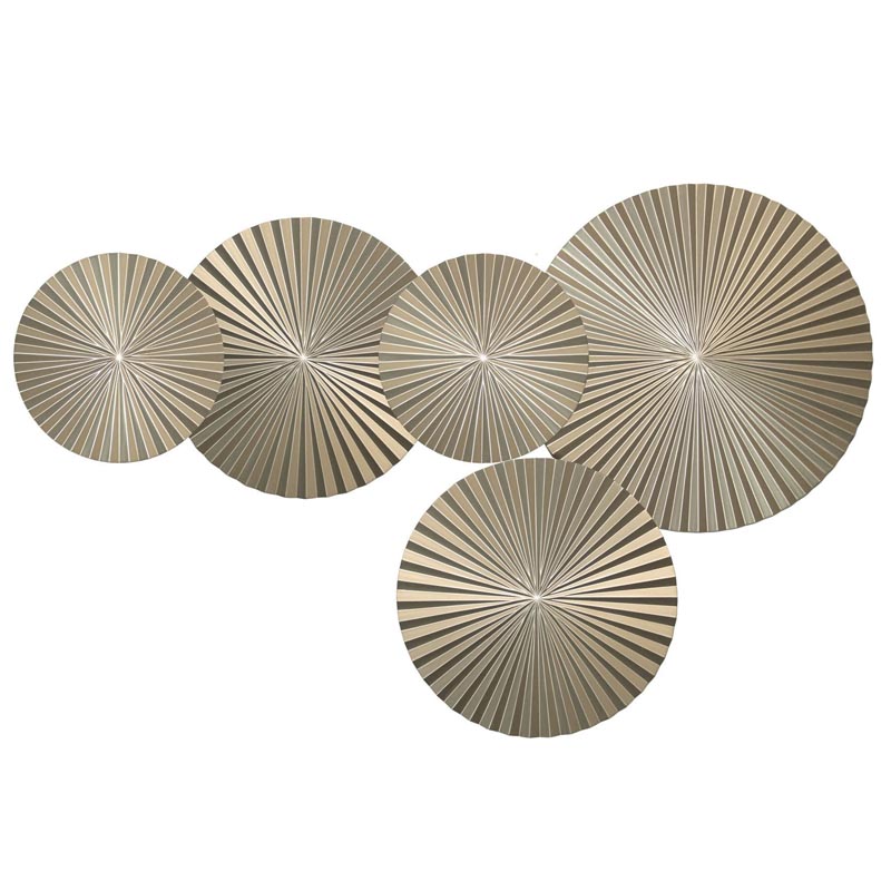 Арт-объект Apollo Champagne Wall Plaque Disc 5 Золотой Шампань Арт-объект Apollo Champagne Wall Plaque Disc 5 Золотой Шампань в Твери | Loft Concept
