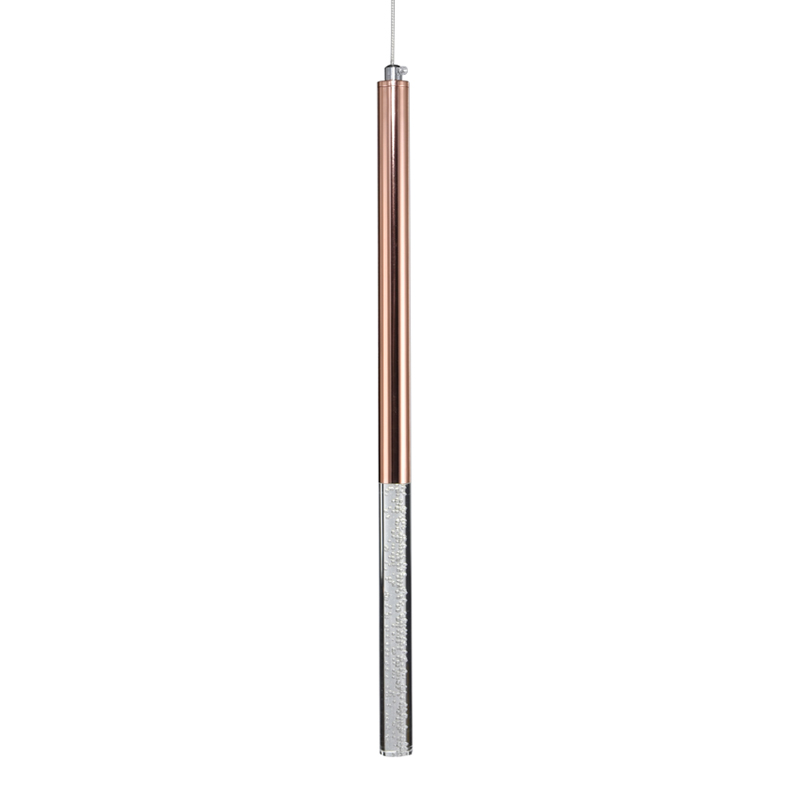Подвесной светильник Trumpet tube boiling pink gold Розовое золото Прозрачный Подвесной светильник Trumpet tube boiling pink gold Розовое золото Прозрачный в Твери | Loft Concept
