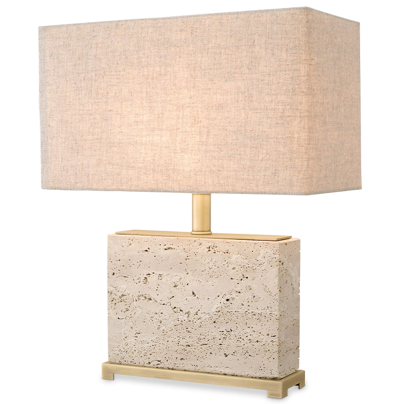 Настольная лампа Eichholtz Table Lamp Newton S Латунь Бежево-серый Настольная лампа Eichholtz Table Lamp Newton S Латунь Бежево-серый в Твери | Loft Concept