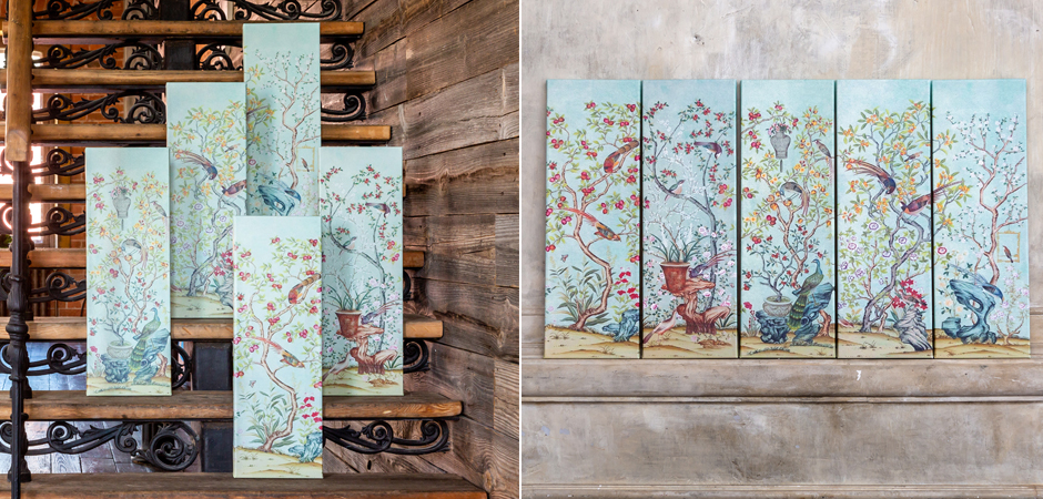 Постер Blue Chinoiserie 3 Постер Blue Chinoiserie 3 - Loft-Concept в Твери