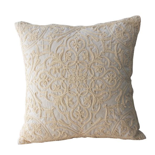 Декоративная подушка Antic Pattern Белый Декоративная подушка Antic Pattern Белый в Твери | Loft Concept