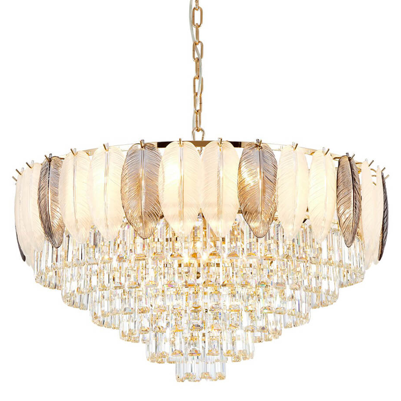 Люстра Crystal in Petals Chandelier 79 Глянцевое золото в Твери | Loft Concept 