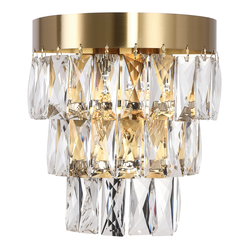 Бра Lunet Sconce Глянцевое золото Прозрачный Бра Lunet Sconce Глянцевое золото Прозрачный в Твери | Loft Concept