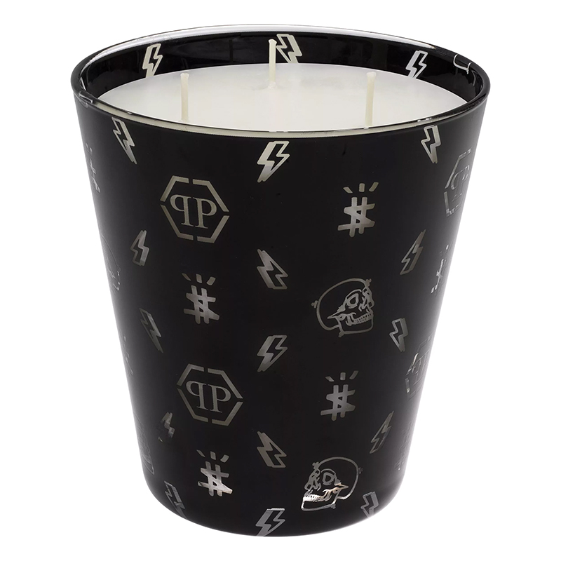 Свеча Philipp Plein Candle Monogram M Черный Белый Свеча Philipp Plein Candle Monogram M Черный Белый в Твери | Loft Concept