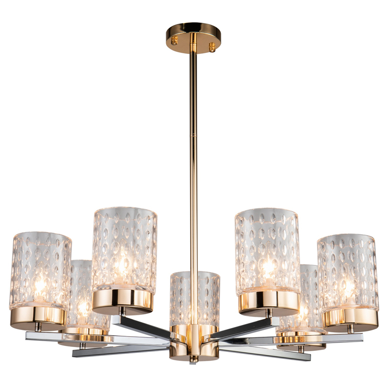 Люстра Didian Chandelier 80 Глянцевое золото Хром Прозрачный Люстра Didian Chandelier 80 Глянцевое золото Хром Прозрачный в Твери | Loft Concept