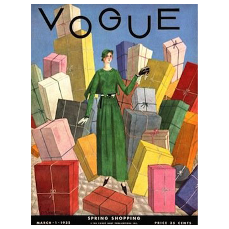 Постер Vogue Cover 1932 March Постер Vogue Cover 1932 March в Твери | Loft Concept