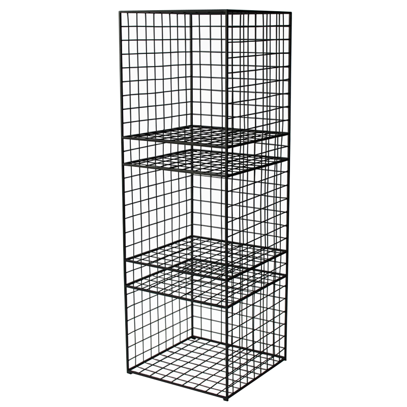 Стеллаж Higgs Industrial Metal Rust Rack Черный Стеллаж Higgs Industrial Metal Rust Rack Черный в Твери | Loft Concept