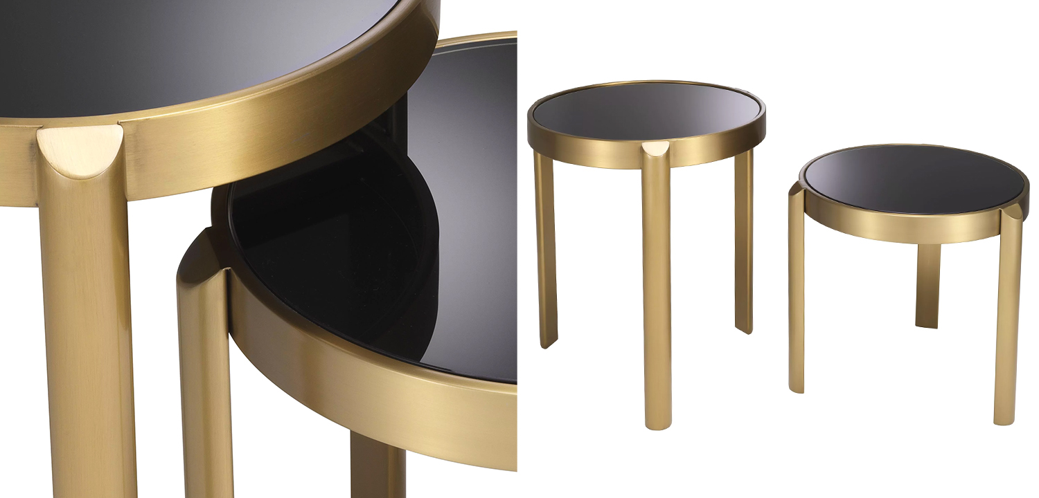 Комплект из двух приставных столиков Eichholtz Side Table Buena set of 2 - фото