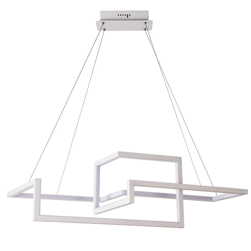 Люстра Esther Geometric White Chandelier II Белый Люстра Esther Geometric White Chandelier II Белый в Твери | Loft Concept