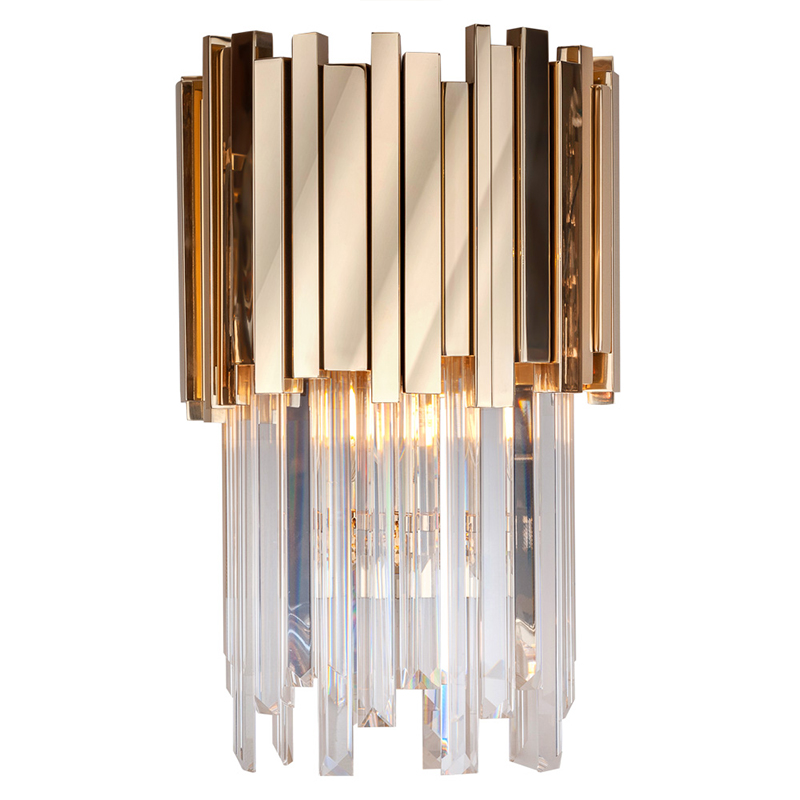 Бра Luxxu Modern Cascade Wall Lamp Gold 40 Золотой Прозрачное Стекло Бра Luxxu Modern Cascade Wall Lamp Gold 40 Золотой Прозрачное Стекло в Твери | Loft Concept