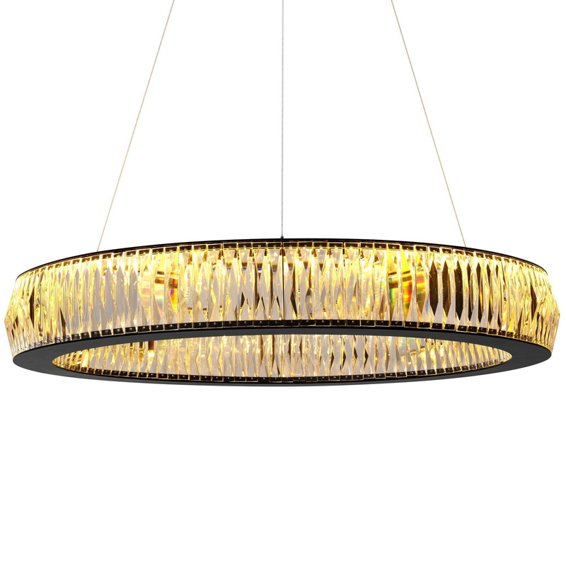 Люстра Eichholtz Chandelier Vancouver L Черный Прозрачный (Transparent) Люстра Eichholtz Chandelier Vancouver L Черный Прозрачный (Transparent) в Твери | Loft Concept