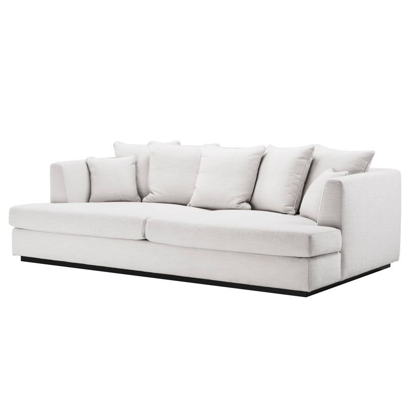 Диван Eichholtz Sofa Taylor Lounge Белый Черный Диван Eichholtz Sofa Taylor Lounge Белый Черный в Твери | Loft Concept