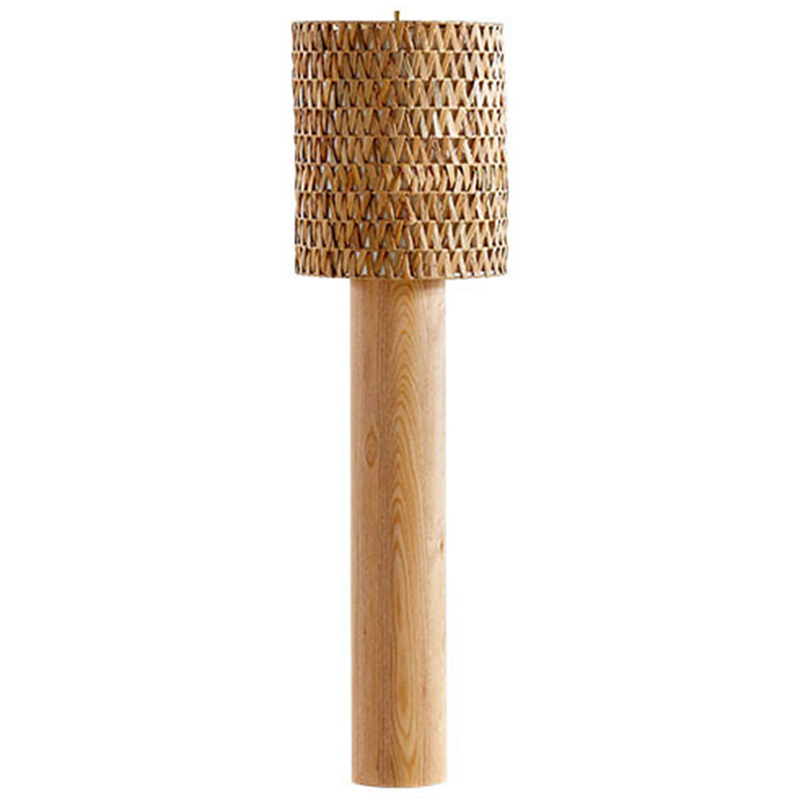 Торшер Wicker Furniture Tenny Floor Lamp Древесина Торшер Wicker Furniture Tenny Floor Lamp Древесина в Твери | Loft Concept