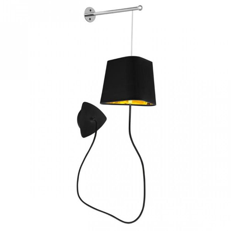 Бра Designheure Lighting Black Wall Lamp Золотой Черный Бра Designheure Lighting Black Wall Lamp Золотой Черный в Твери | Loft Concept