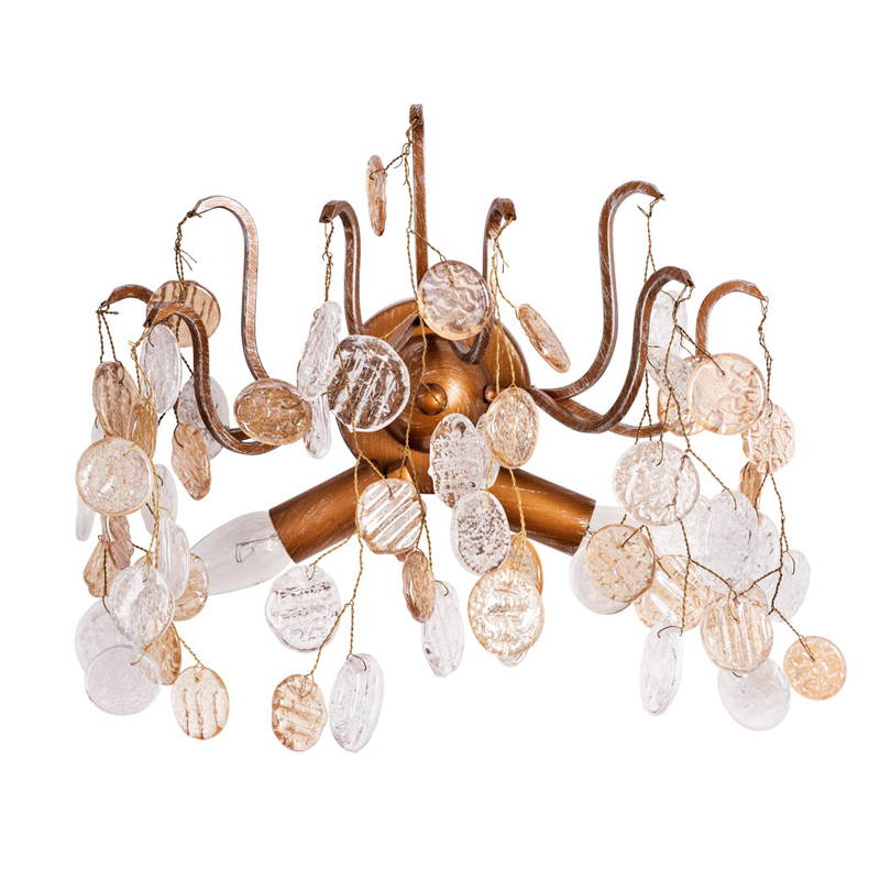 Бра FAIRYTREE Wall Lamp Amber Бронза Янтарный Прозрачное Стекло Бра FAIRYTREE Wall Lamp Amber Бронза Янтарный Прозрачное Стекло в Твери | Loft Concept