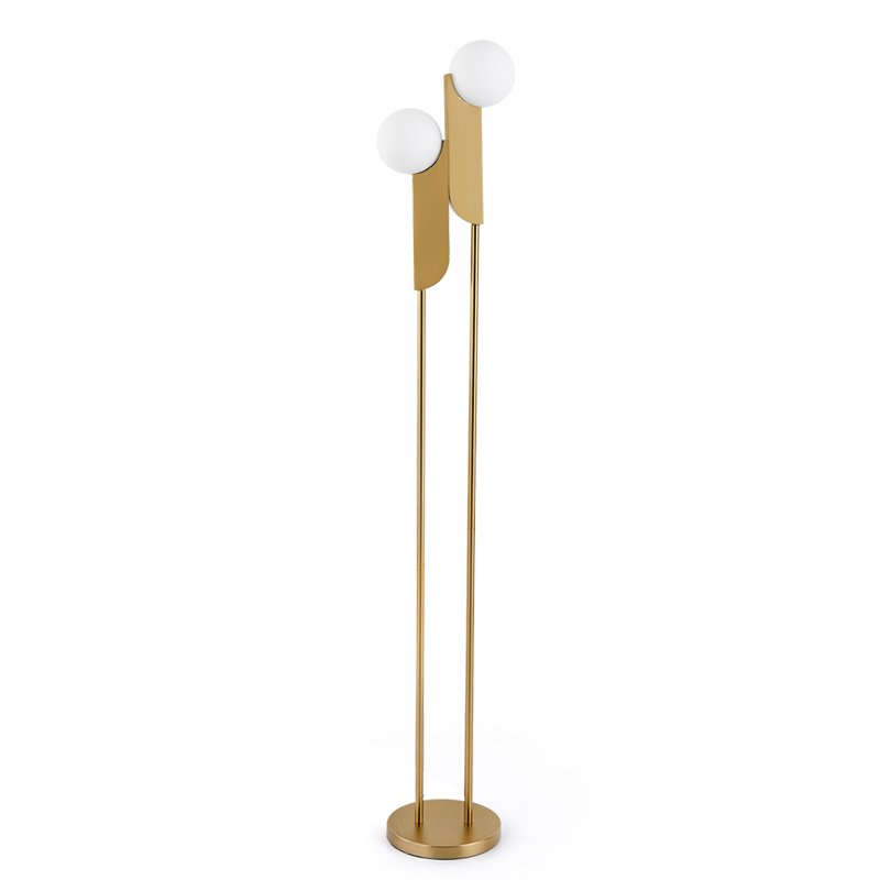 Торшер Two ball floor lamp Золотой Торшер Two ball floor lamp Золотой в Твери | Loft Concept