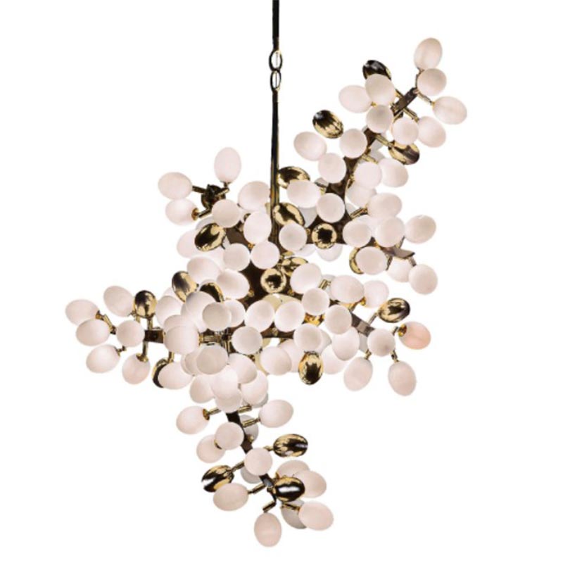 Люстра дизайнерска Valiant Chandelier Vertical Barlas Baylar Бронза Белый Люстра дизайнерска Valiant Chandelier Vertical Barlas Baylar Бронза Белый в Твери | Loft Concept
