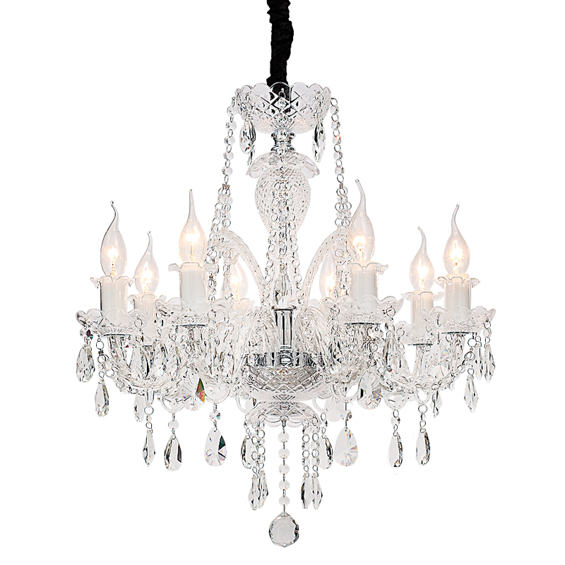 Люстра Markel Chandelier 57 Хром Прозрачный Люстра Markel Chandelier 57 Хром Прозрачный в Твери | Loft Concept