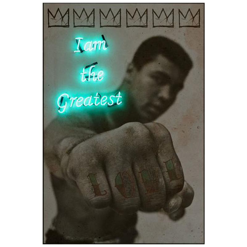 Неоновый постер Muhammad Ali Мульти Неоновый постер Muhammad Ali Мульти в Твери | Loft Concept
