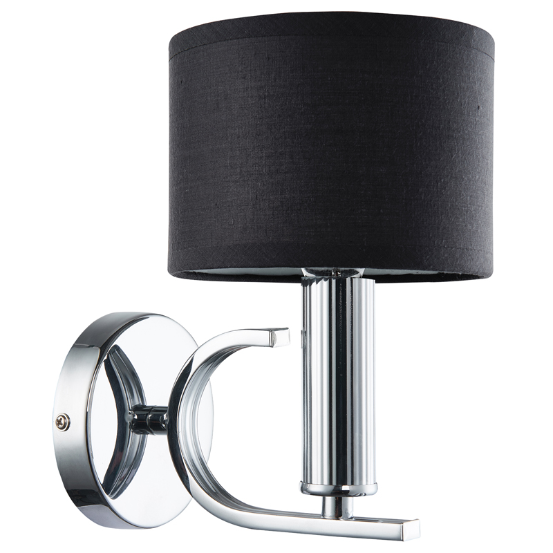 Бра Yvette Sconce Хром Черный Прозрачный Бра Yvette Sconce Хром Черный Прозрачный в Твери | Loft Concept