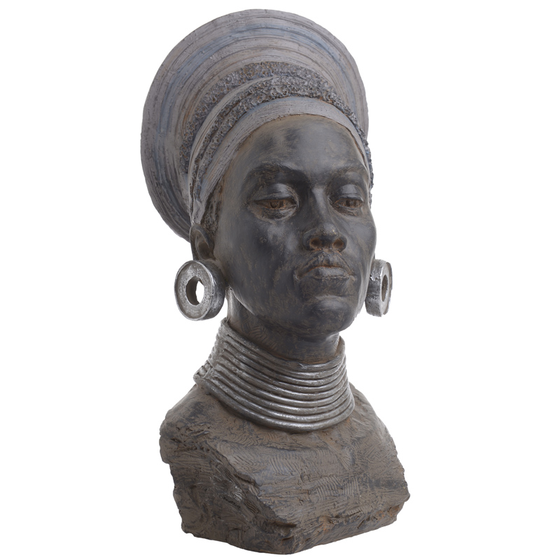 Статуэтка African Woman #2 Бежево-серый Статуэтка African Woman #2 Бежево-серый в Твери | Loft Concept