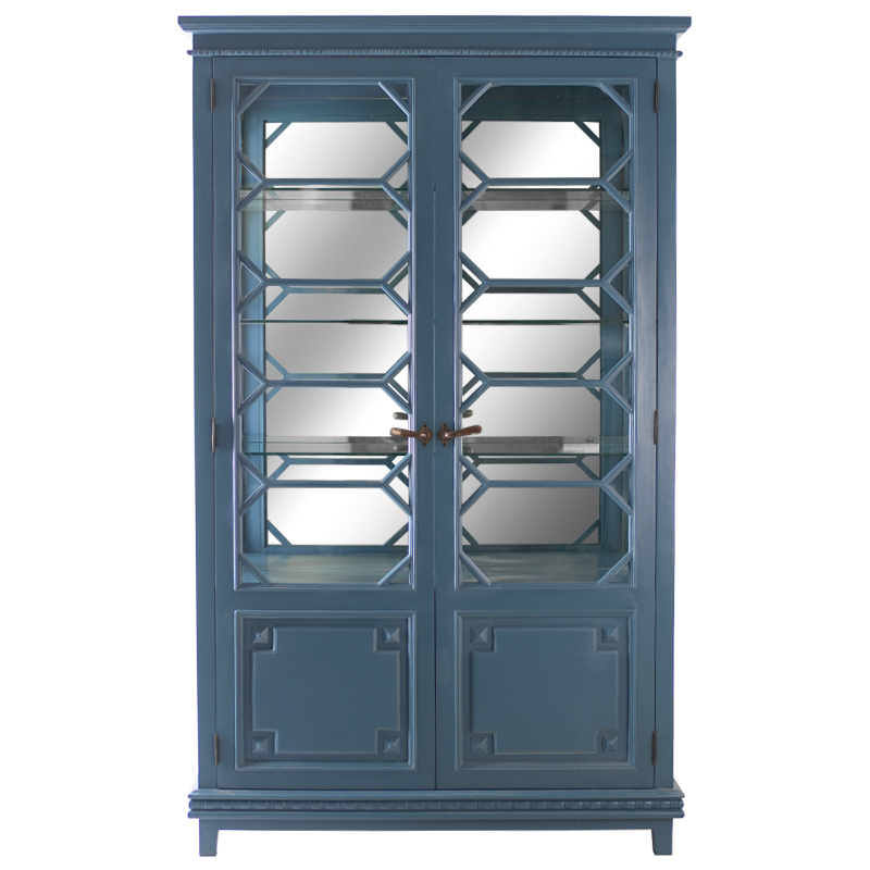 Буфет Ainsley Cabinet Серо-голубой Винтажная латунь Буфет Ainsley Cabinet Серо-голубой Винтажная латунь в Твери | Loft Concept