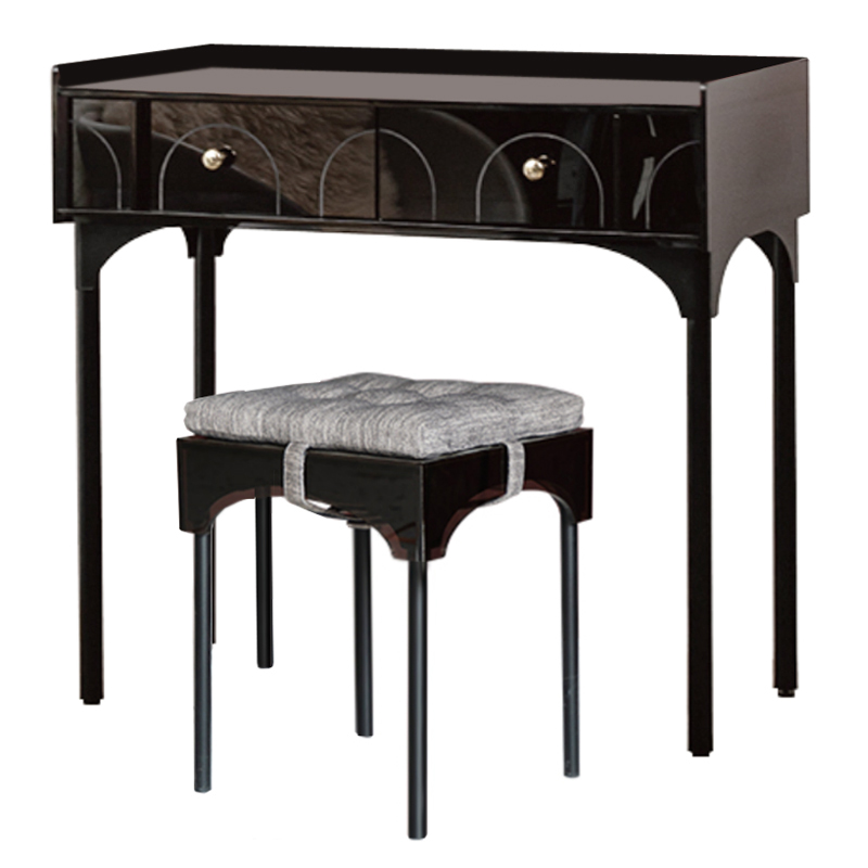 Трельяж из акрила Acrylic Dressing Table Черный Серый Трельяж из акрила Acrylic Dressing Table Черный Серый в Твери | Loft Concept