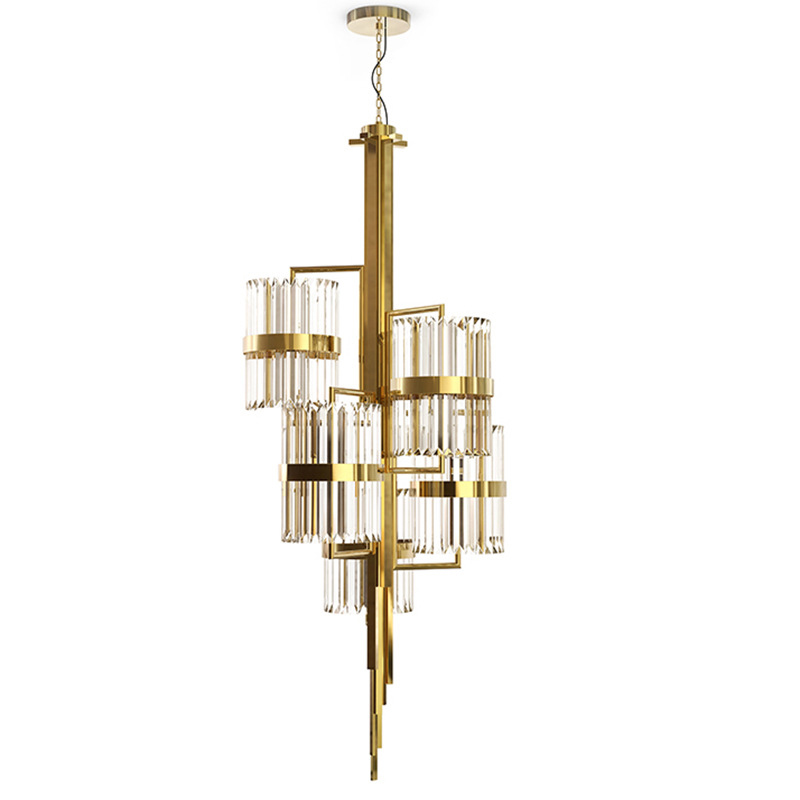Люстра Luxxu Liberty Chandelier Глянцевое золото Прозрачный Люстра Luxxu Liberty Chandelier Глянцевое золото Прозрачный в Твери | Loft Concept