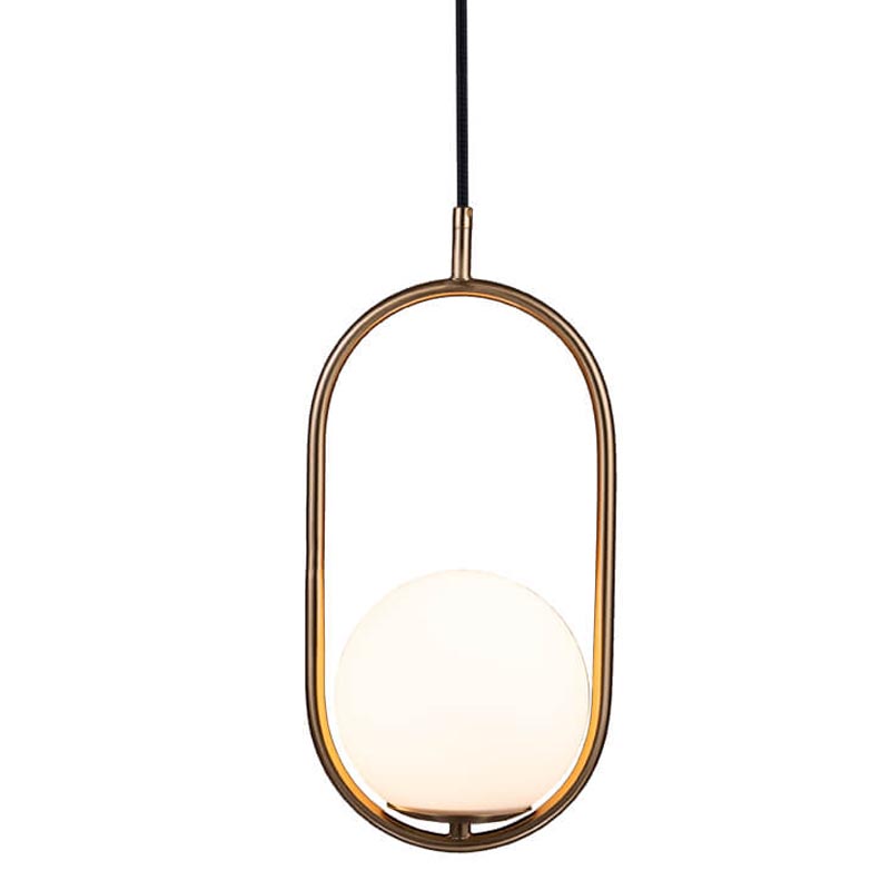 Подвесной светильник B.LUX C Ball oval copper Белый Медь Подвесной светильник B.LUX C Ball oval copper Белый Медь в Твери | Loft Concept
