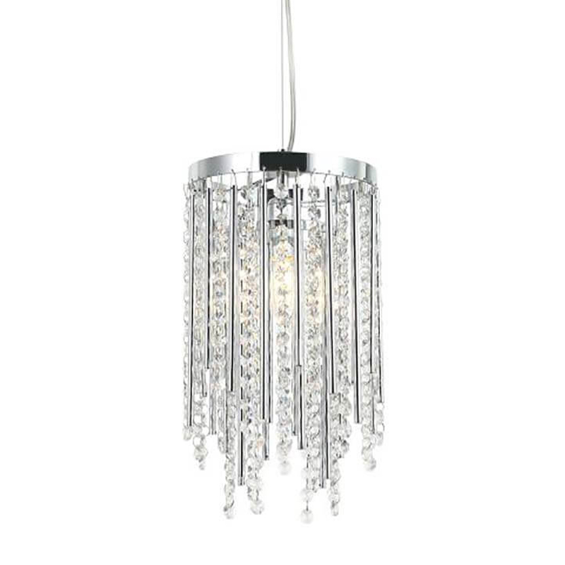 Подвесной светильник Crystal Wind Chimes Chrome Hanging Lamp Хром Прозрачный Подвесной светильник Crystal Wind Chimes Chrome Hanging Lamp Хром Прозрачный в Твери | Loft Concept