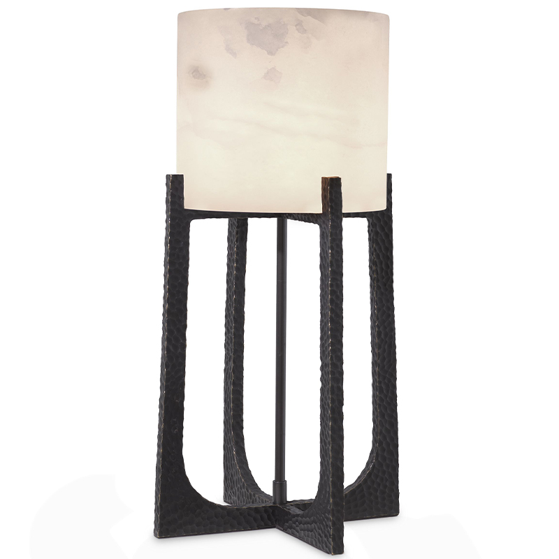 Настольная лампа Eichholtz Table Lamp Frazer S Белый Черный Темная бронза Настольная лампа Eichholtz Table Lamp Frazer S Белый Черный Темная бронза в Твери | Loft Concept