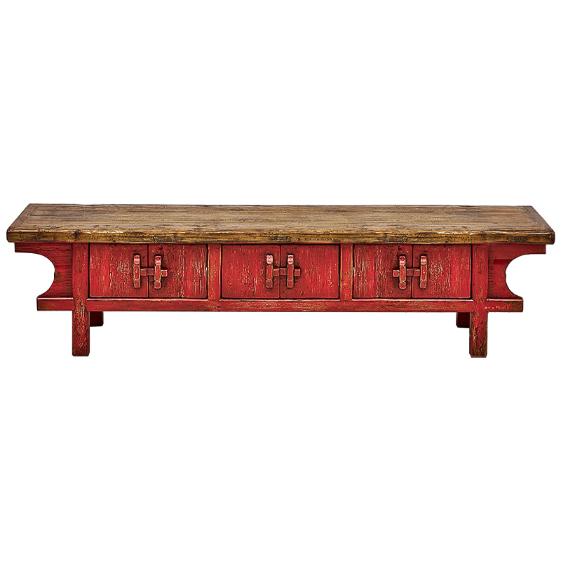 Тумба Chinoiserie TV stand Древесина Красный Тумба Chinoiserie TV stand Древесина Красный в Твери | Loft Concept