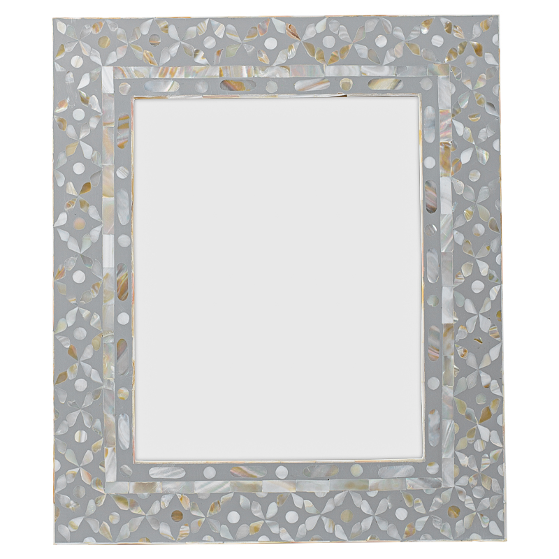 Рама для фото Bone Inlay Pearl Gray L Перламутровый Серый Рама для фото Bone Inlay Pearl Gray L Перламутровый Серый в Твери | Loft Concept