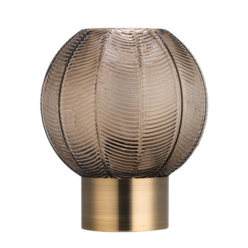 Ваза Vase Golden Throat Ball Gray Серый Глянцевое золото Ваза Vase Golden Throat Ball Gray Серый Глянцевое золото в Твери | Loft Concept