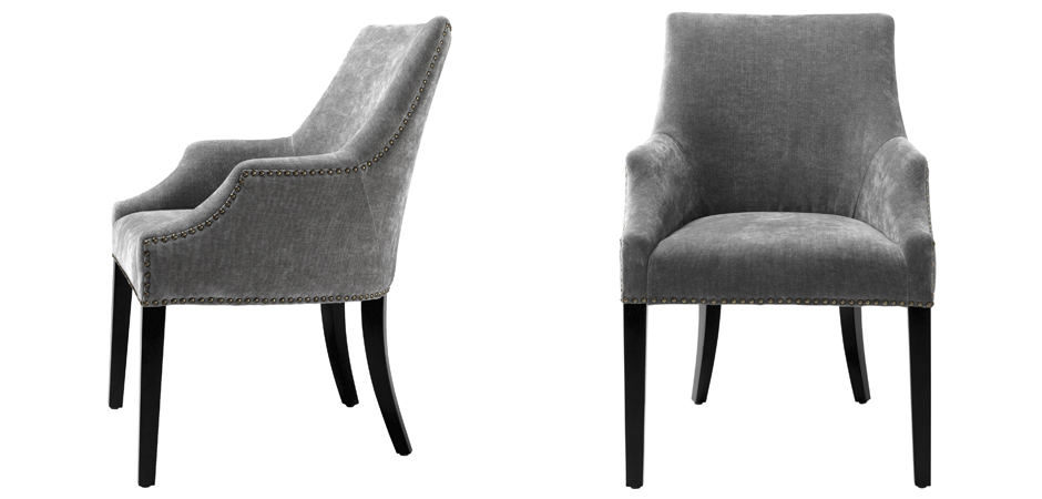 Стул Eichholtz Dining Chair Legacy grey Стул Eichholtz Dining Chair Legacy grey - Loft-Concept в Твери