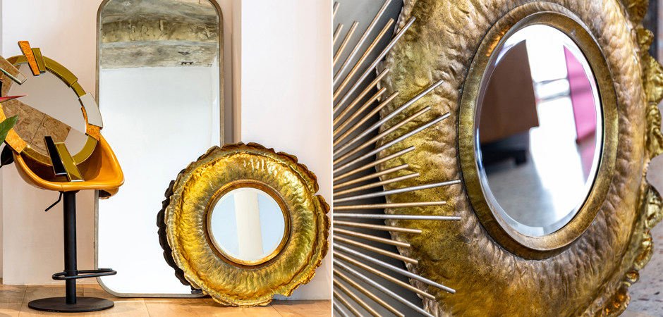 Зеркало Chlodio Golden Petals Mirror Зеркало Chlodio Golden Petals Mirror - Loft-Concept в Твери