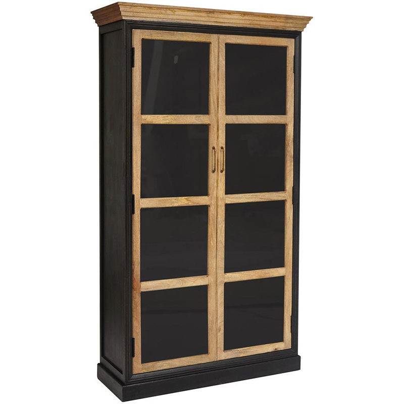 Шкаф книжный Provence Sylvie cupboard Черный Древесина Шкаф книжный Provence Sylvie cupboard Черный Древесина в Твери | Loft Concept