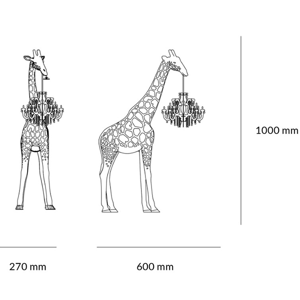 Настольная лампа белый жираф White Giraffe Table Lamp Настольная лампа белый жираф White Giraffe Table Lamp в Твери