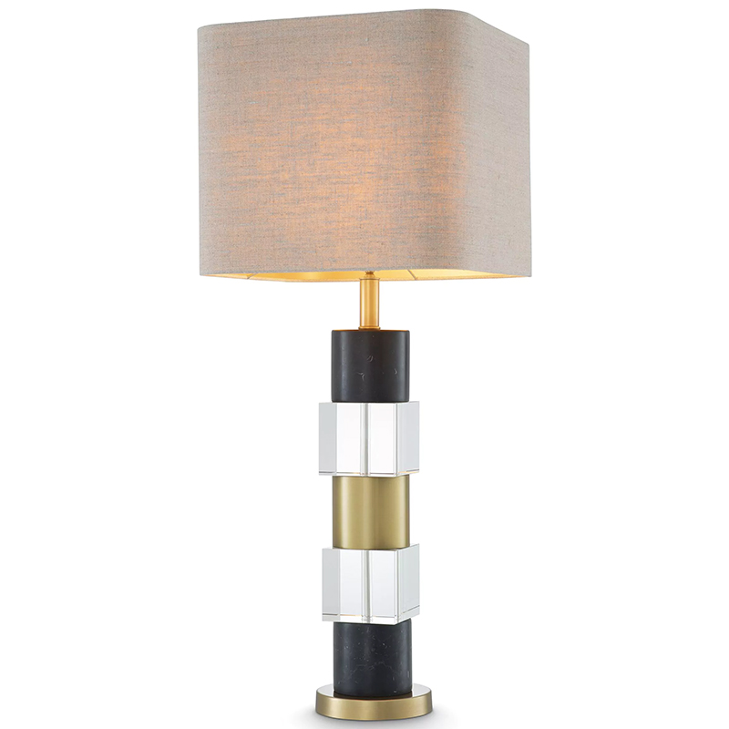 Настольная лампа Eichholtz Table Lamp Black Marble Черный Латунь Прозрачное Стекло Бежево-серый Настольная лампа Eichholtz Table Lamp Black Marble Черный Латунь Прозрачное Стекло Бежево-серый в Твери | Loft Concept