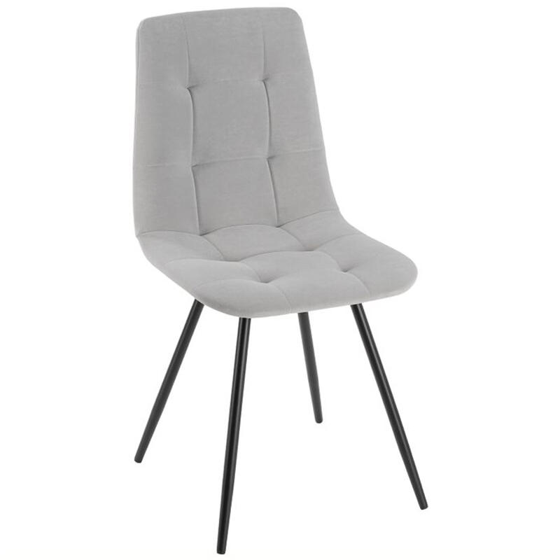 Стул Sargon Chair Светло-серый Черный Стул Sargon Chair Светло-серый Черный в Твери | Loft Concept